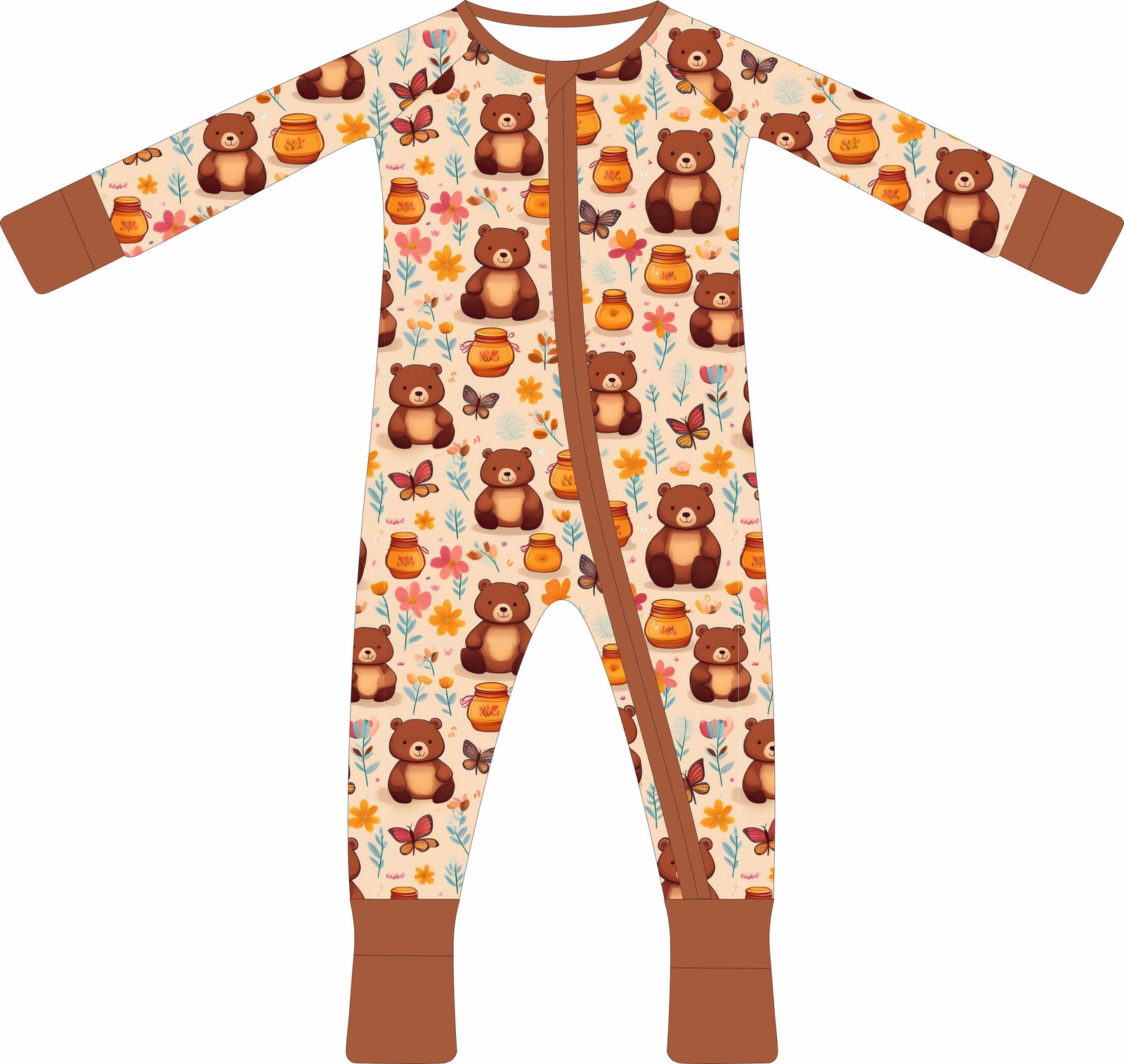 Honey Bears Bamboo Zippy