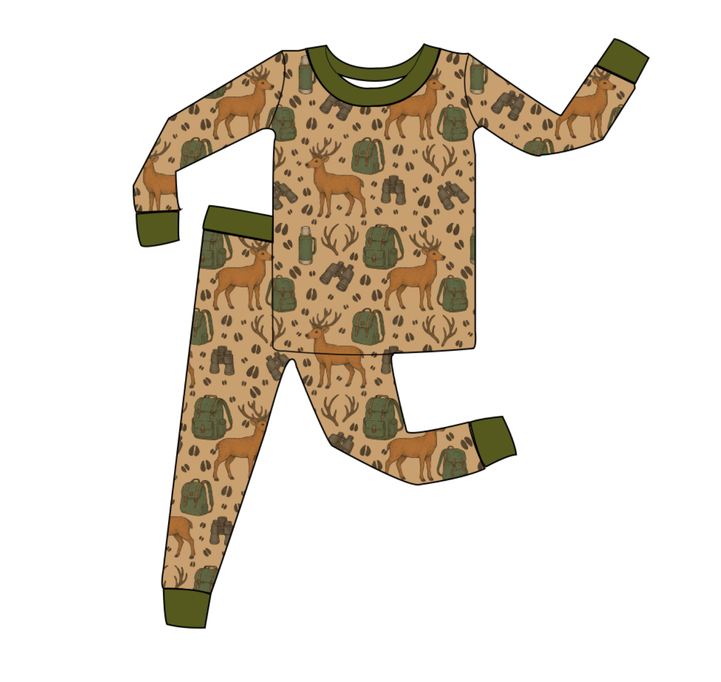 Huntin' Season 2 Piece Bamboo Set