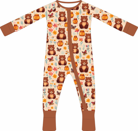 Honey Bears Bamboo Zippy
