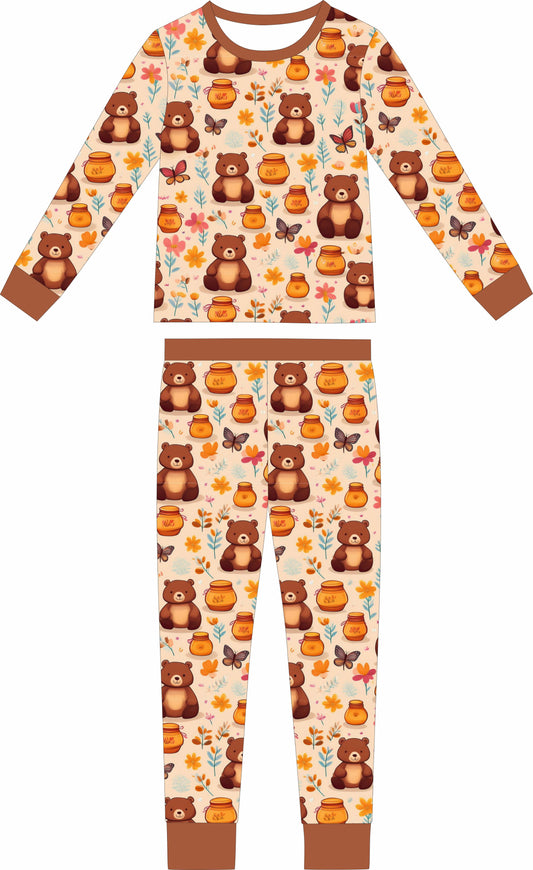 Honey Bears Bamboo 2-Piece Set