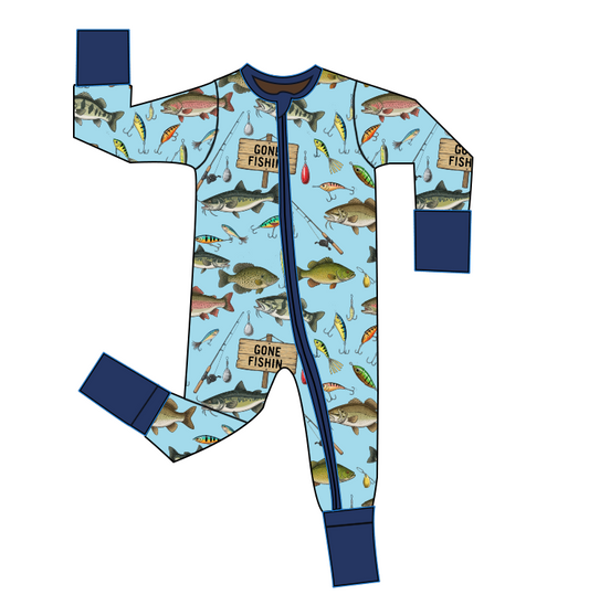 Gone Fishin' Bamboo Zippy