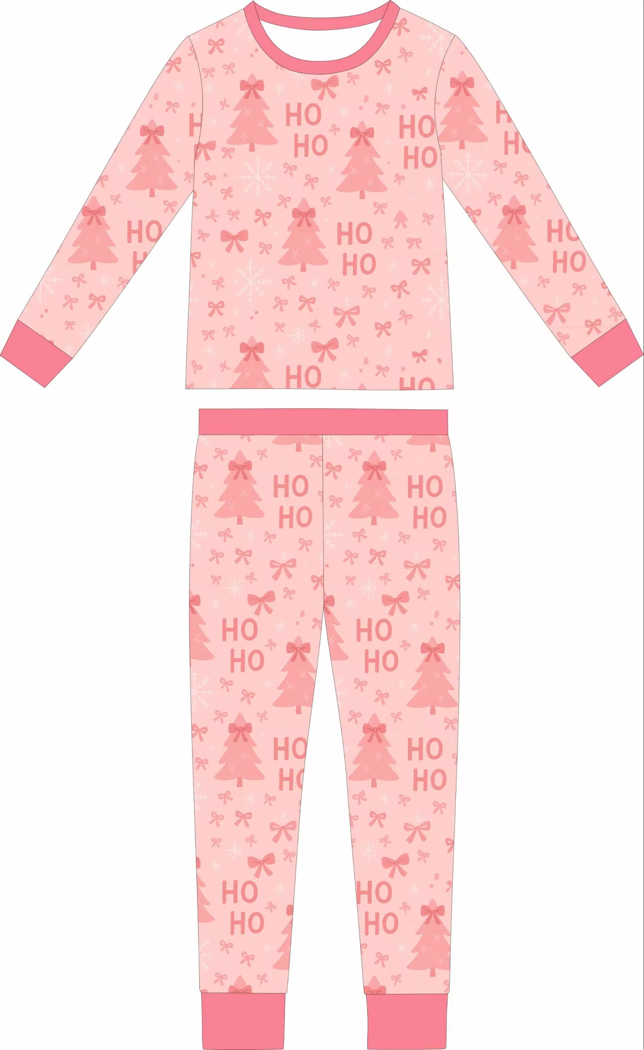 Merry and Pink 2-Piece Bamboo Set