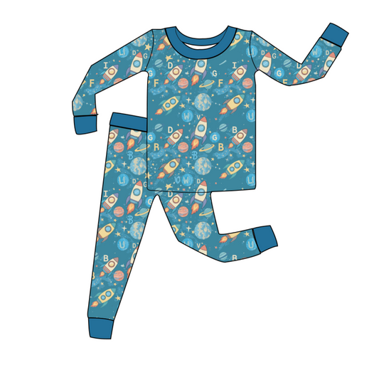 Space Explorer's 2 Piece Bamboo Set